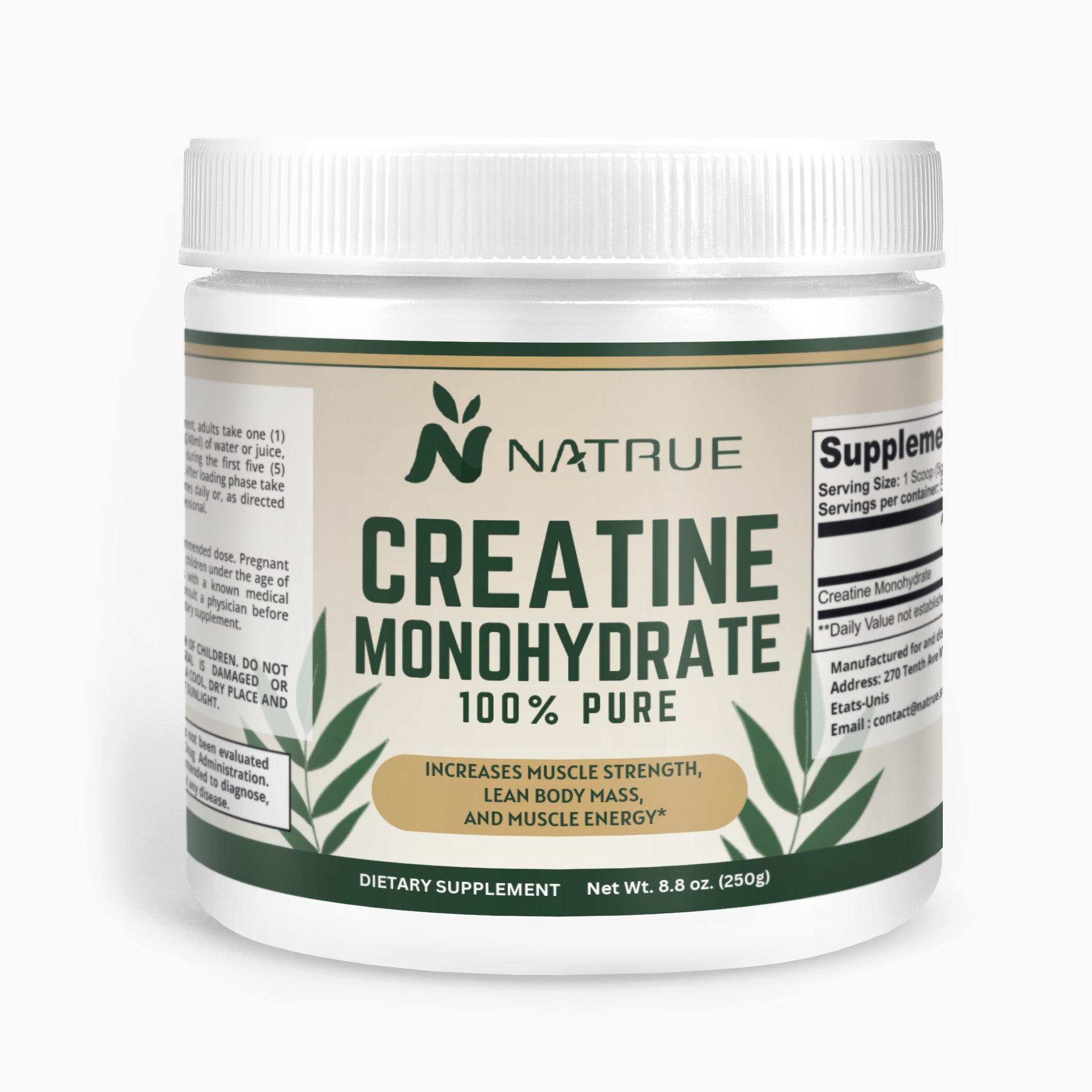 Creatine Monohydrate – 100% Pure